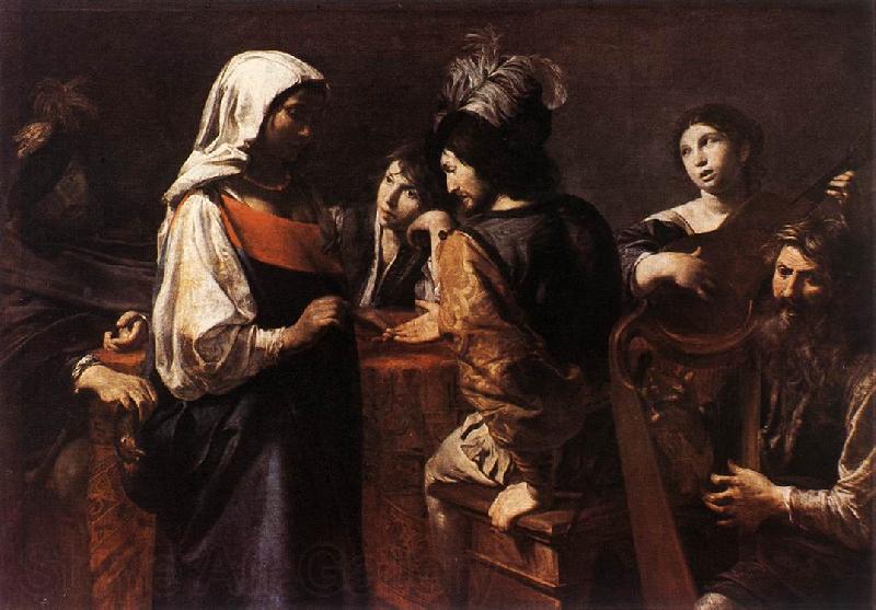 VALENTIN DE BOULOGNE The Fortune Teller  kj